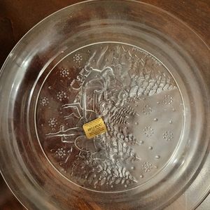 Arcoroc Sleigh Ride plates